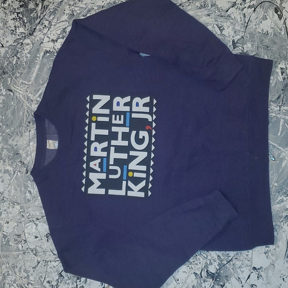 Martin Luther King Jr mens graphic crew sweatshirt
